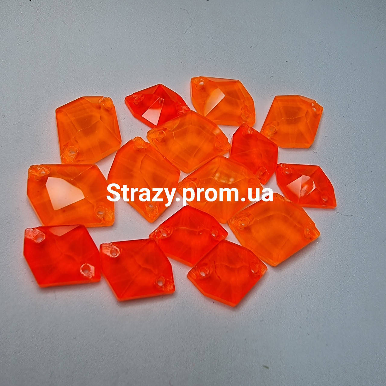 

Стрази пришивні Космік 14*17 Orange Neon економ, Розовый
