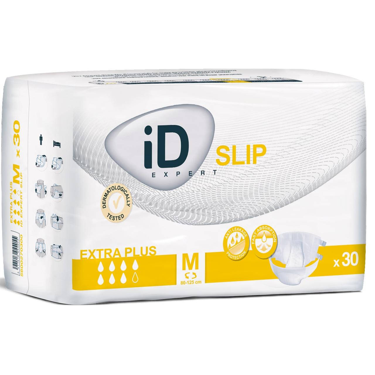 

Памперсы для взрослых 2 iD Slip Extra Plus Medium 30 шт