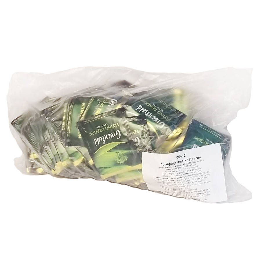 

Грінфілд Чай Флайн Драгон Зелений 2г*100пакетів Greenfield