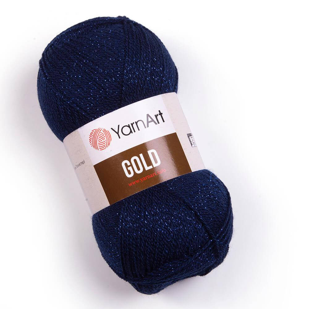 

YarnArt Gold № 9033 темно-синий