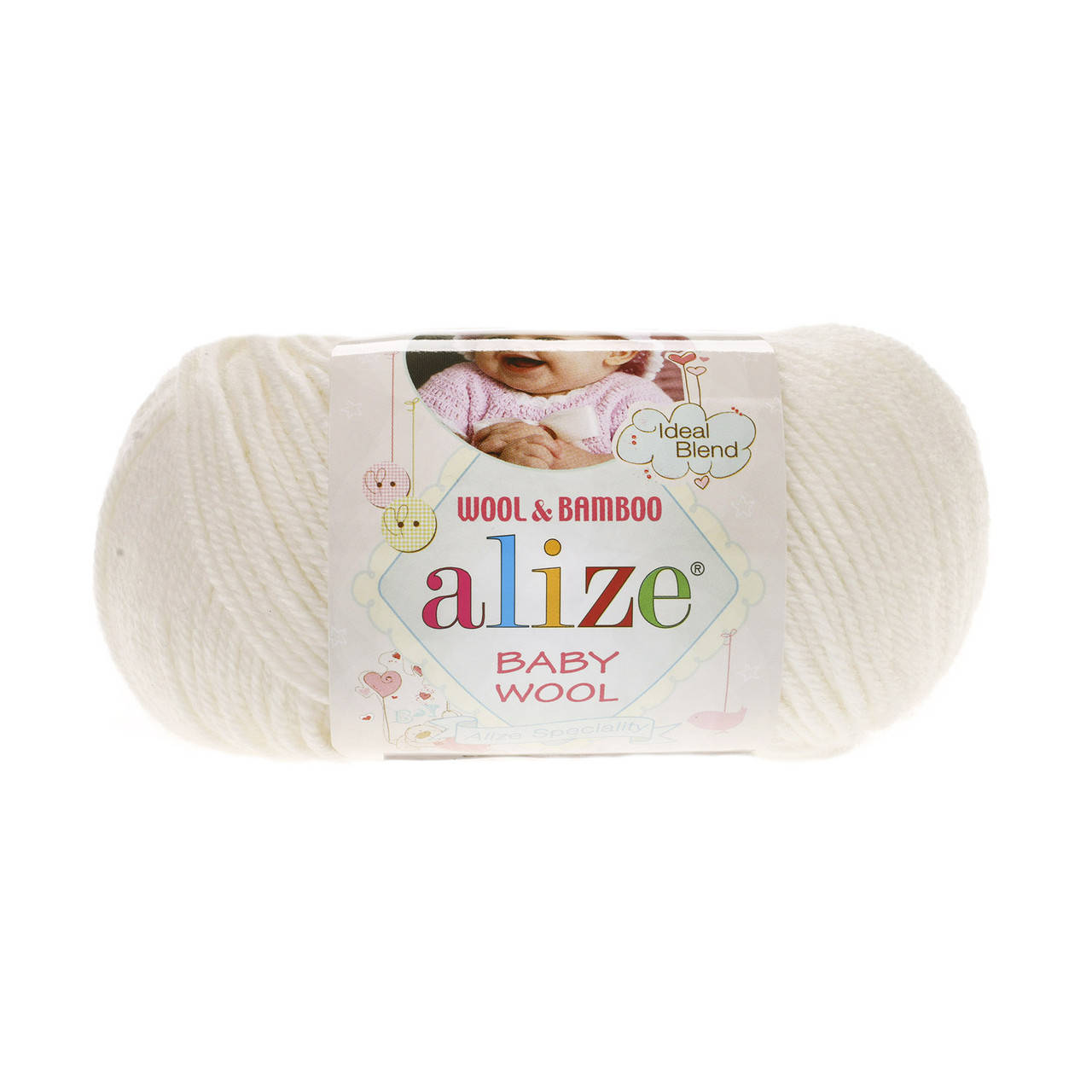 

Alize Baby Wool молочный №62