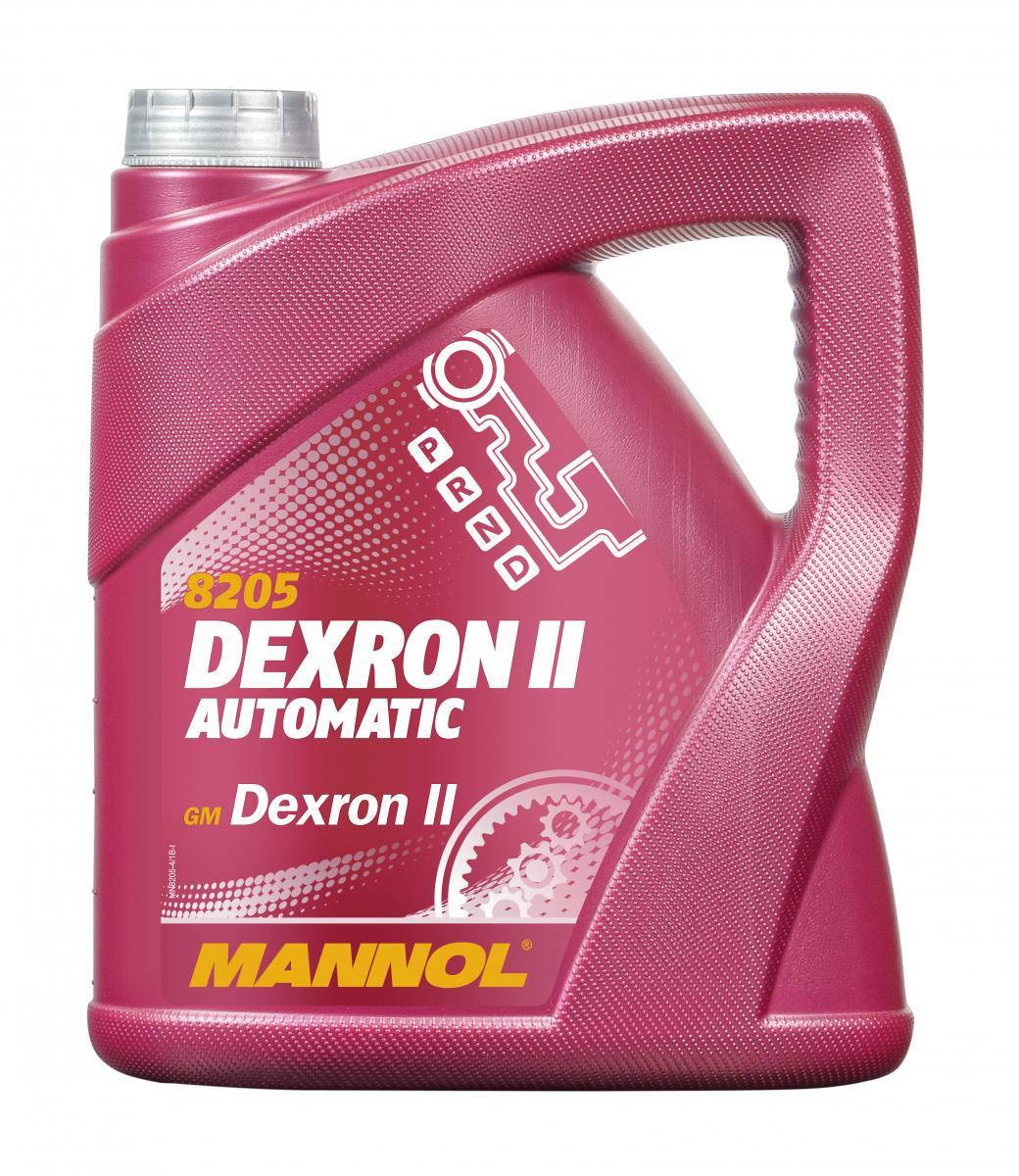 

Синтетическое трансмиссионное масло (ATF) MANNOL Dexron II Automatic 8205 4л