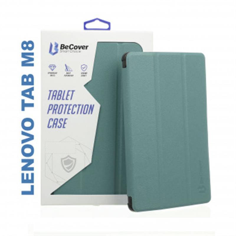 

Чехол-книжка BeCover Smart для Lenovo Tab M8 TB-8505/TB-8705 Dark Green (705979), Зелёный