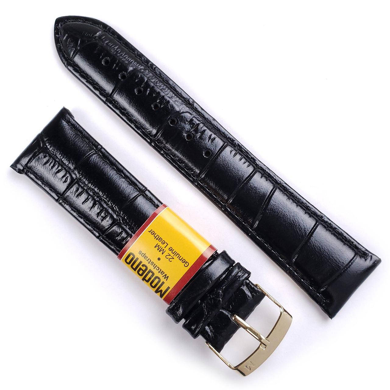 

Ремешок для часов Modeno 22 мм MD01BL03-22 Черный