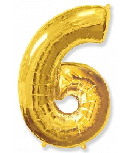 

Фольгированная цифра "6" FLEXMETAL ЗОЛОТО - 100 см (42 дюйма)