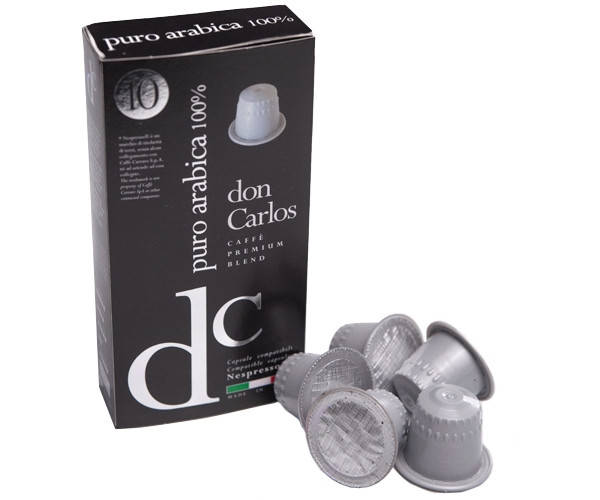 

Кофе в капсулах Carraro don Carlos Puro Arabica 100% Nespresso 10 шт