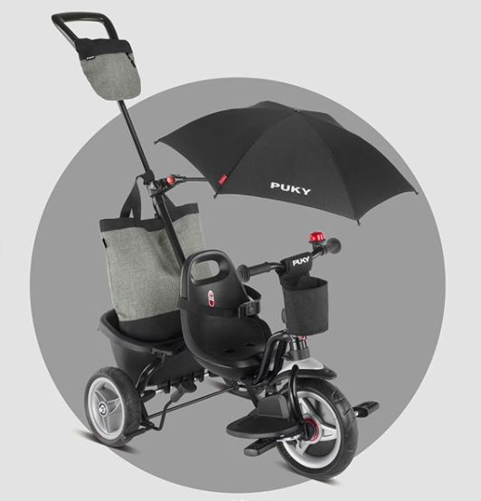 

Трехколесный велосипед Puky CEETY Comfort(black/grey/metallic), Германия