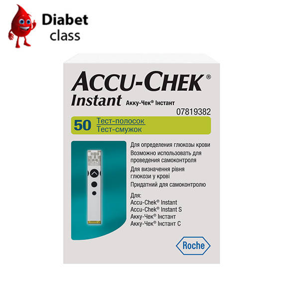 

Тест-полоски Акку Чек Инстант (Accu Check Instant) 1 упаковка 50 штук