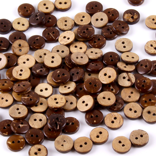 

Пуговицы кокосовые 12.5 мм в наборе 10 шт