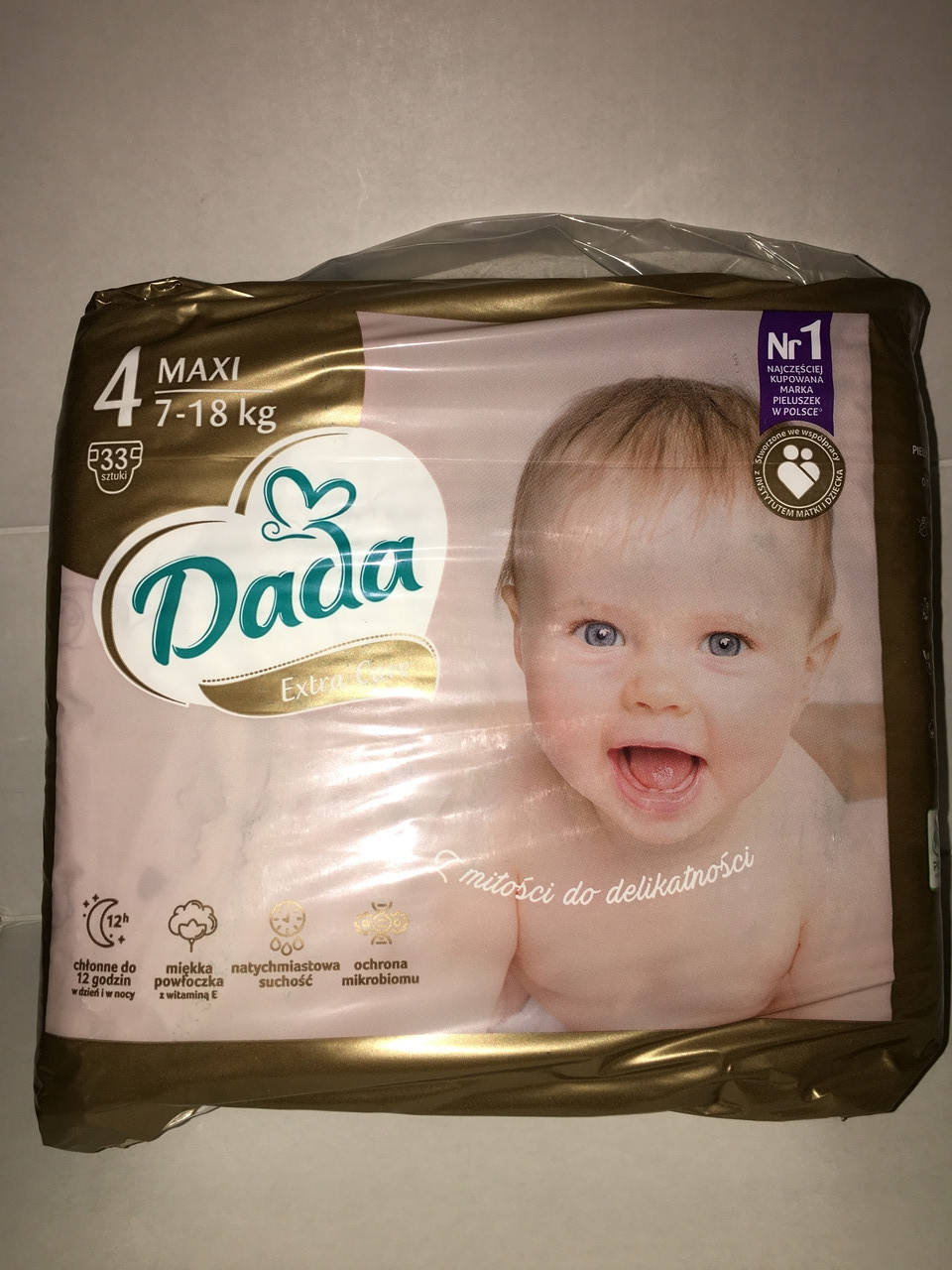 

Дитячі підгузки Dada Extra Care 4 maxi (7-18 кг) 33 шт., Белый