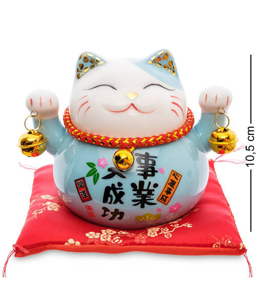 

Статуэтка Lefard Денежный Кот Манэки-Нэко 10,5 см 1108523, Голубой