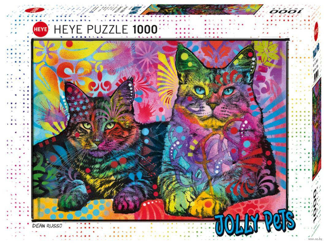 

Пазл Heye - Две кошки, 1000 дет.