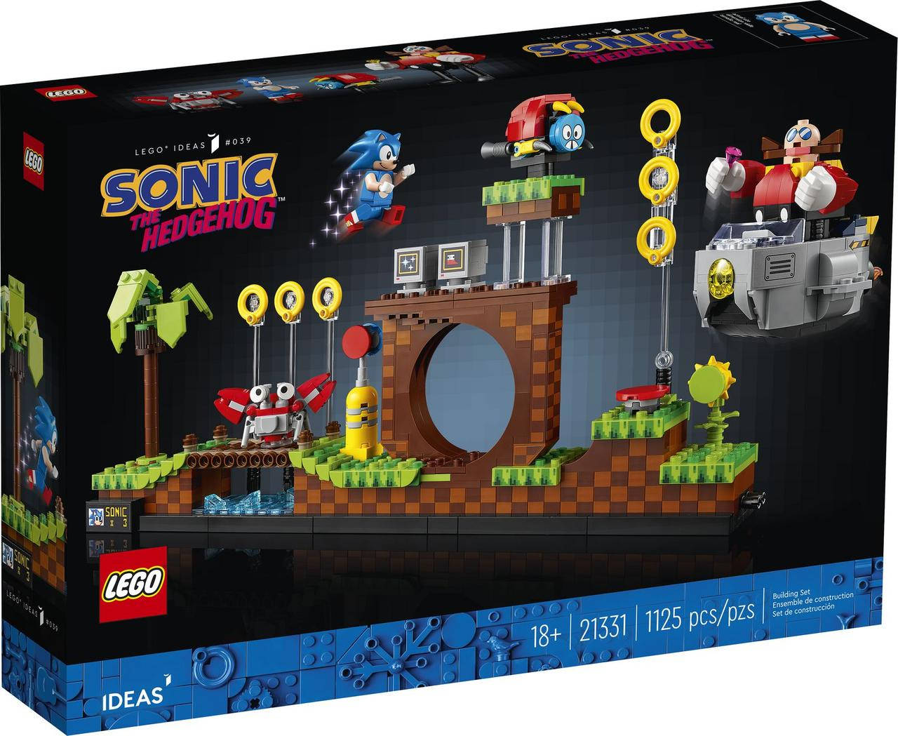 

Конструктор Lego Ideas Соник Супер-ежик 1125 деталей (21331), Разные цвета