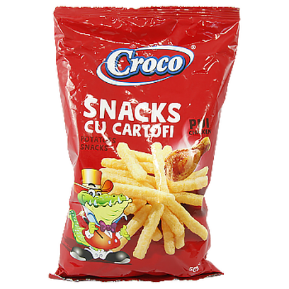 

Крекер Кроко картопляні снеки з куркою Croco 50g 14шт/ящ (Код : 00-00006351)