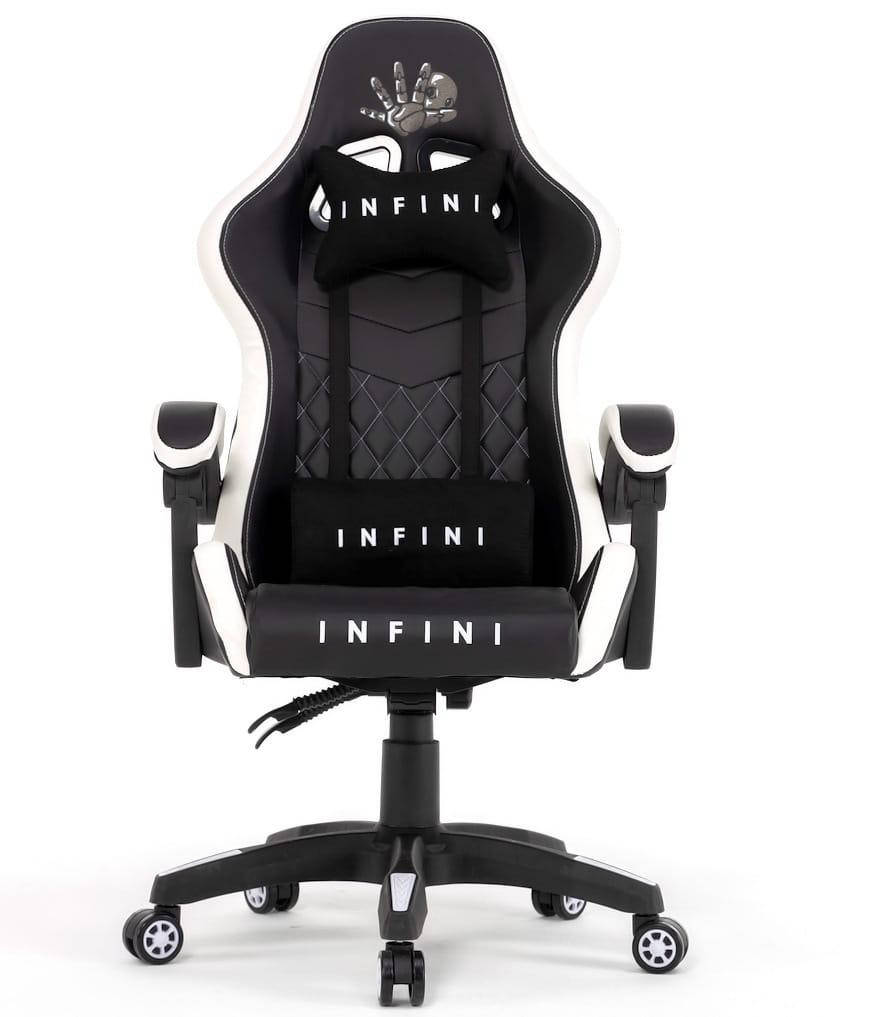 

Кресло игровое, геймерское Infini Five черно-белое