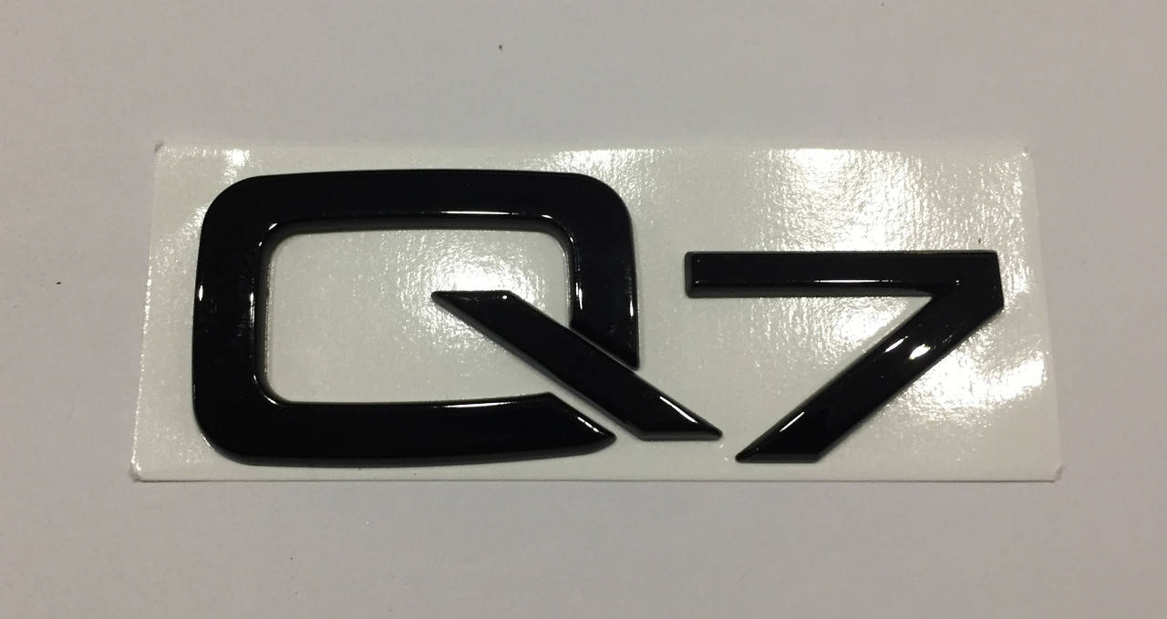 

Эмблема надпись багажника Audi Q7 чёрная