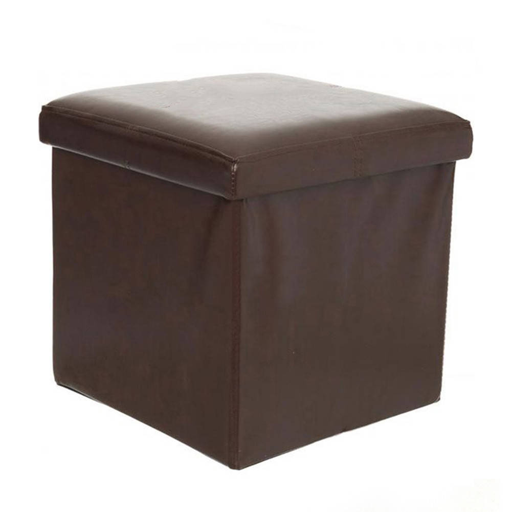 

Ящик пуф для хранения STENSON 30 х 30 х 30 см (R88090) Коричневый