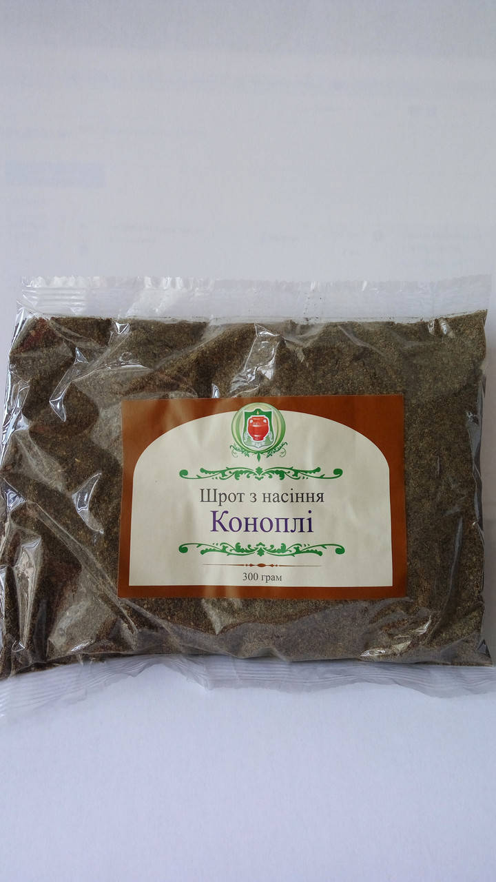 

Шрот з насіння коноплі (не містить каннабінола!)