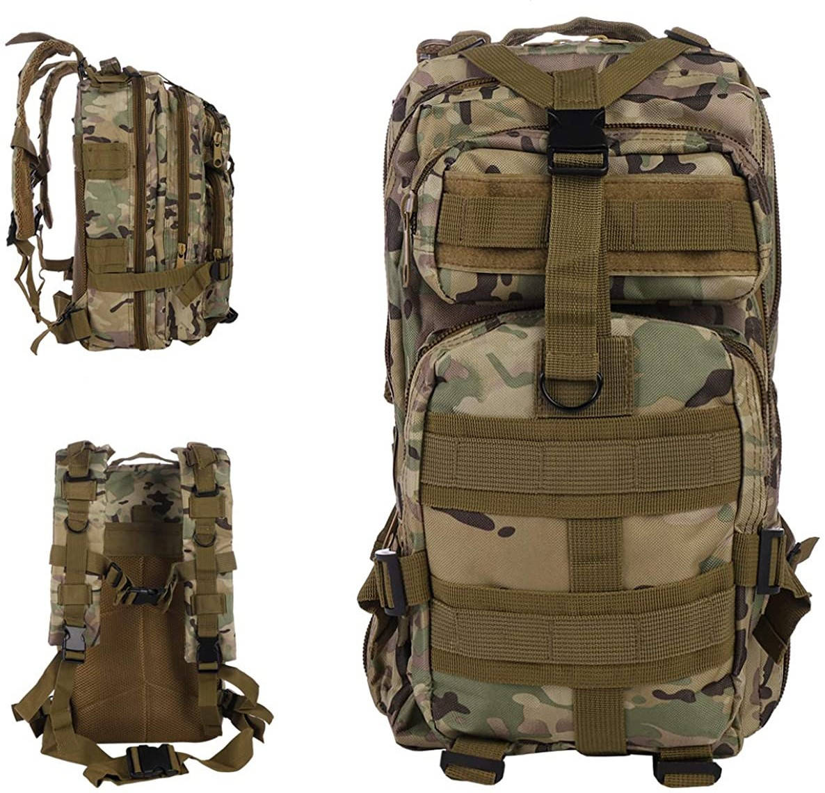 

Рюкзак тактический военный с системой MOLLE камуфляж Мультикам (MultiCam)