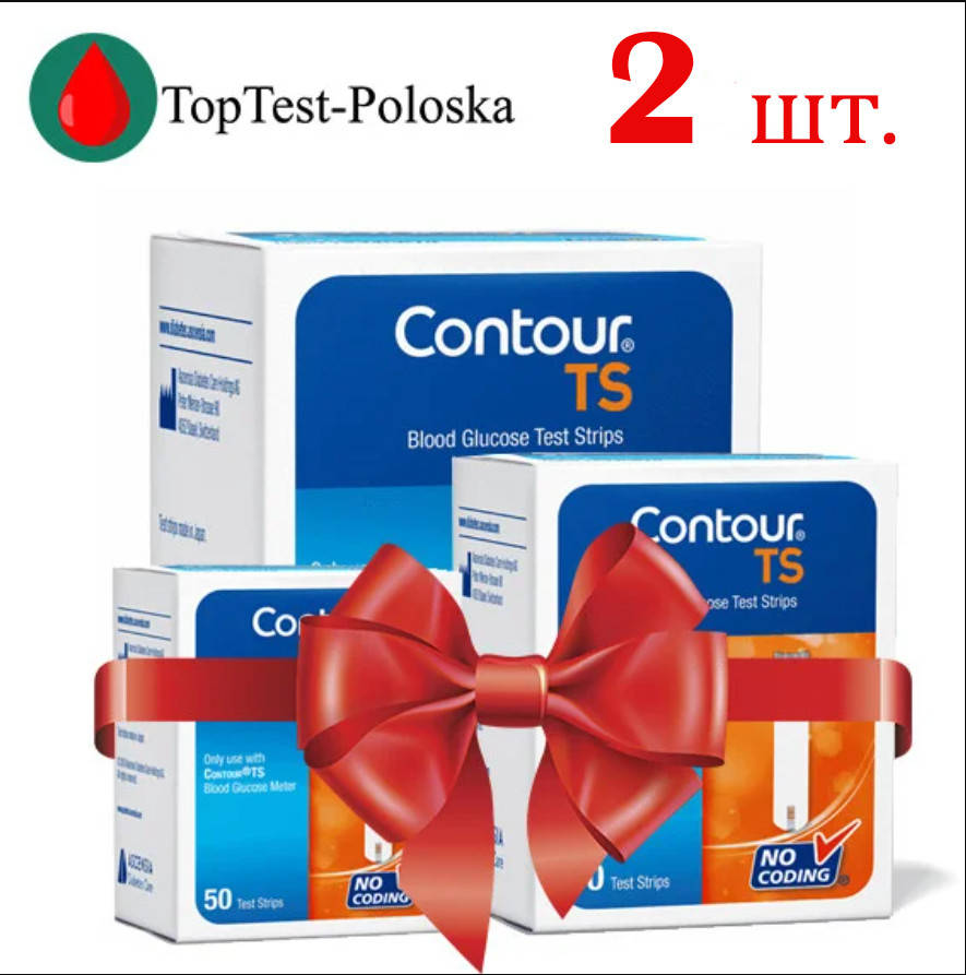

Тест-полоски Contour TS №50 (Контур ТС) - 2 упаковки