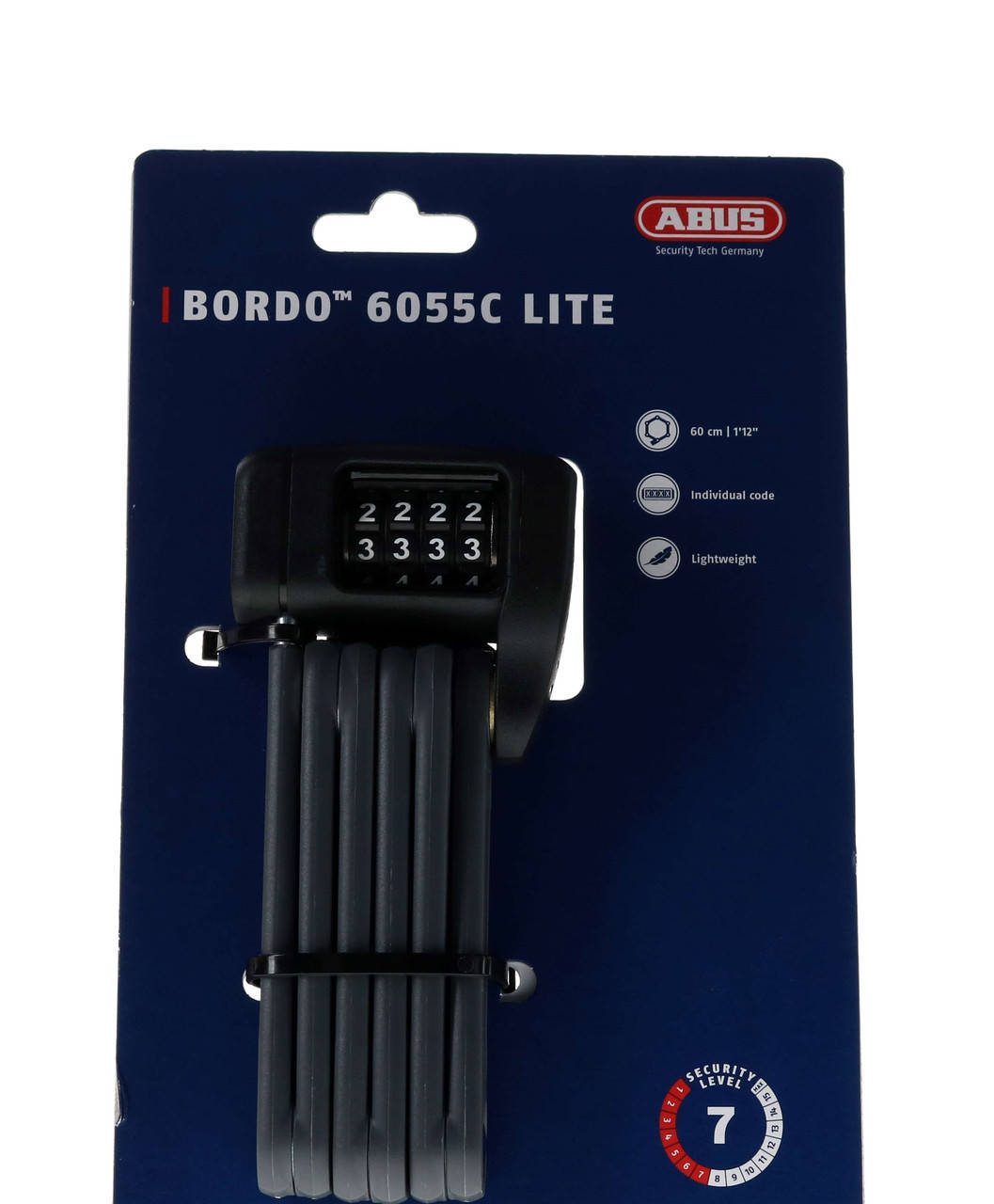 

Замок сегментный ABUS 6055C / 60 Black Bordo Lite Mini