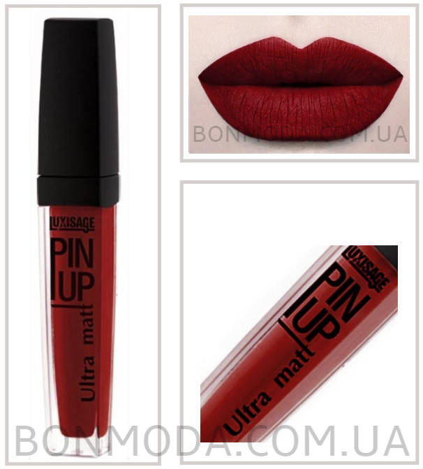 

Матовая жидкая помада Luxvisage Ultra Matt PIN UP № 30 "Red Salsa"