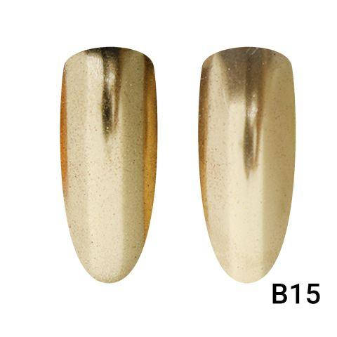 

Втирка для ногтей Global Fashion, Champagne Mirror Gold B15