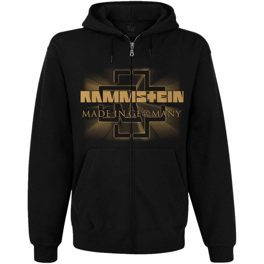 

Толстовка Rammstein "Made In Germany" на молнии, Размер M, Черный