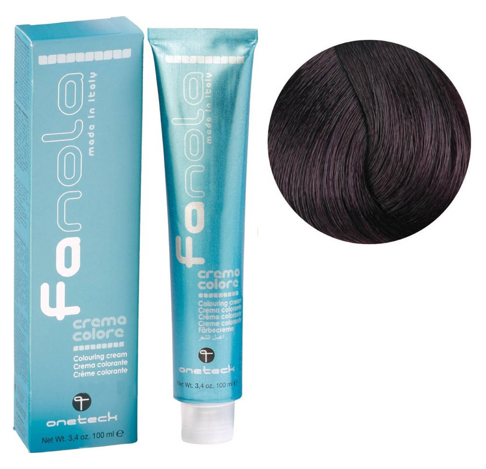 

Крем-краска для волос Fanola №5/2 Light Chestnut Violet 100 мл (2980Gu)