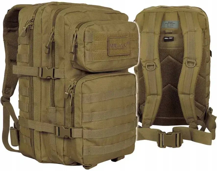 

Рюкзак тактичний MIL-TEC ASSAULT 36L Koyote, Койот