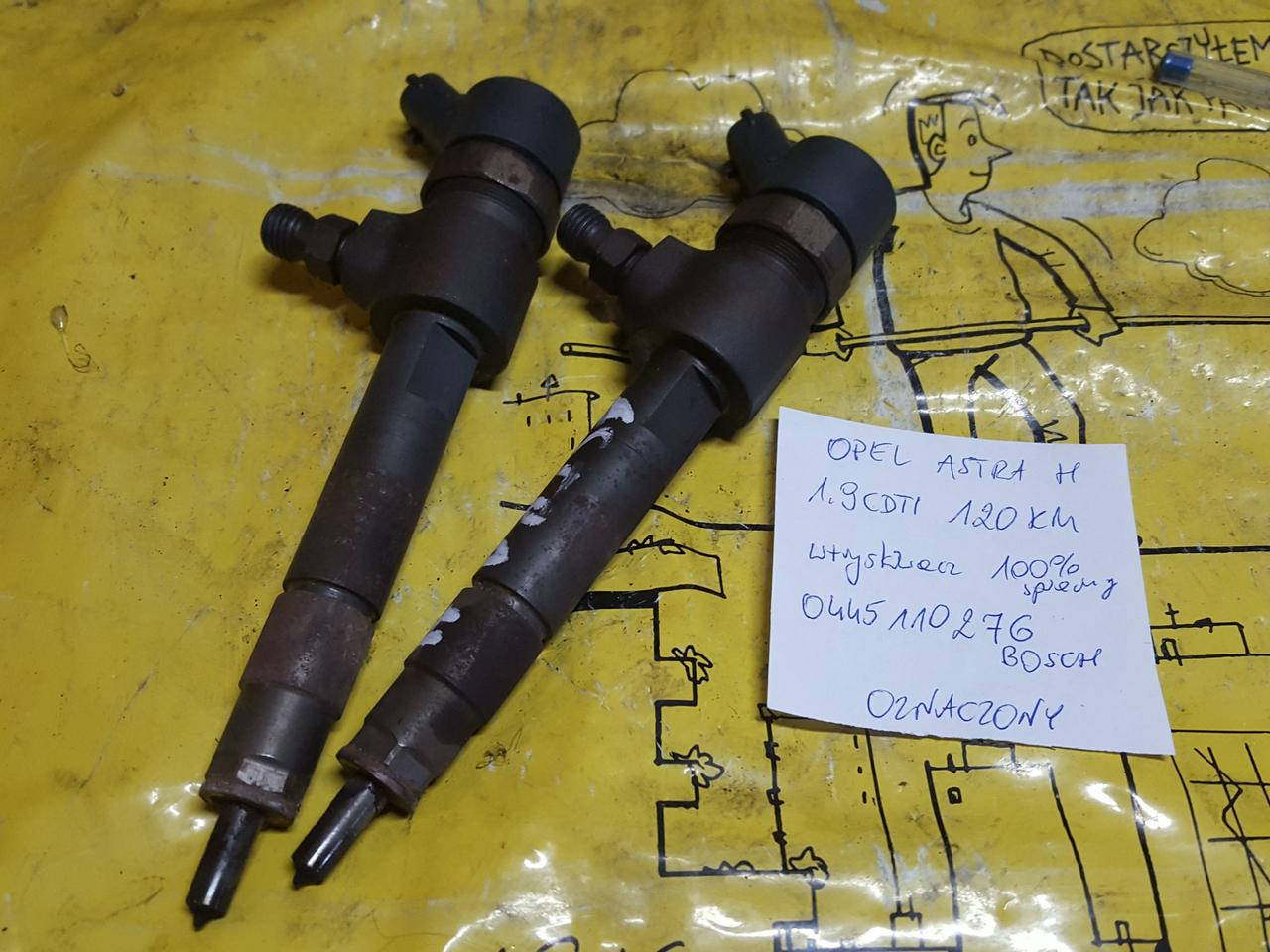 

Форсунка OPEL Astra H 1.9 CDTI, 120 КМ 0445110276