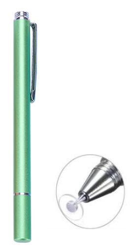 

Стилус ручка Pencil с колпачком для рисования на планшетах и смартфонов зеленый