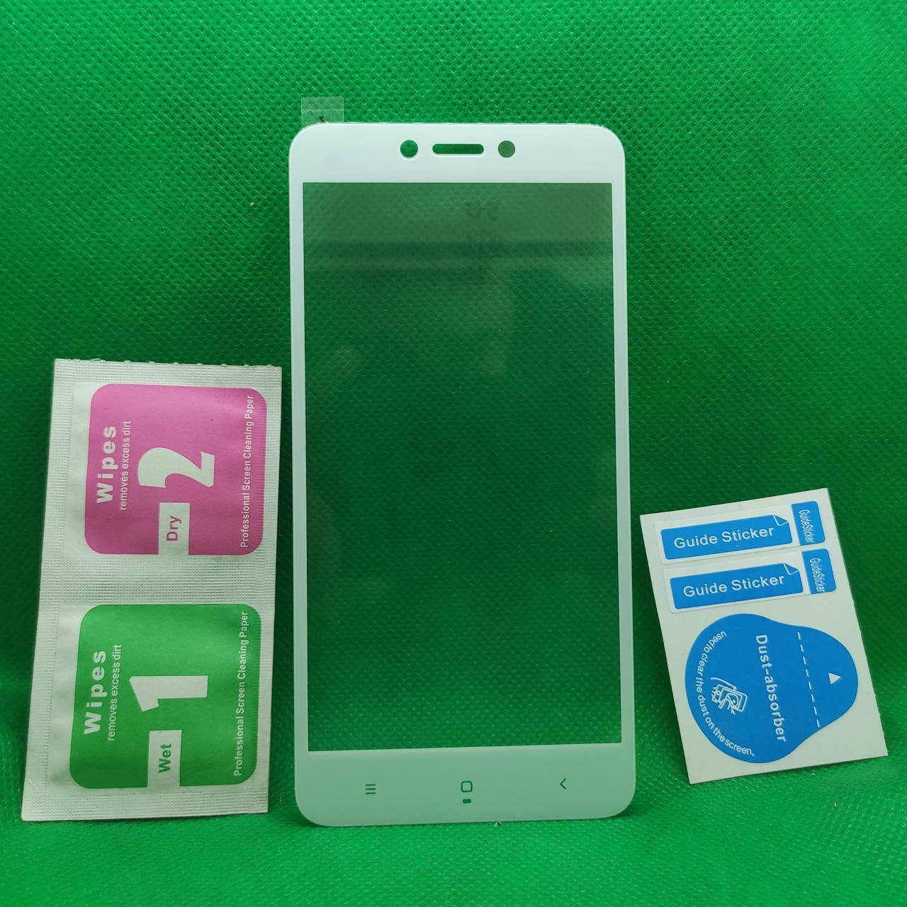 

Защитное стекло для Xiaomi Redmi 5A Full Glue 9D 9H на весь экран телефона клей по всей поверхности Белый