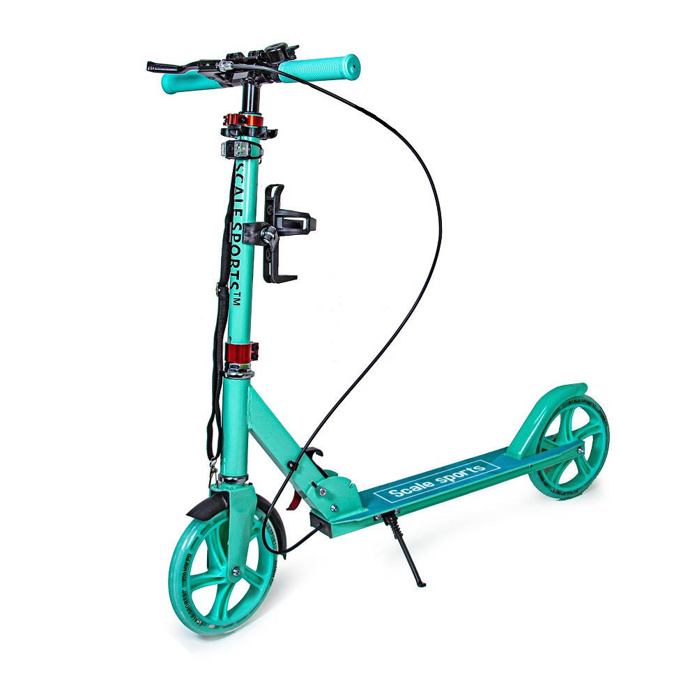 

Двухколесный самокат Scale Sports SS-18 Тиффани Ручной тормоз Led-фонарик