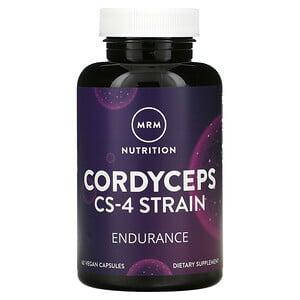 

MRM, Nutrition, кордицепс, штамм CS-4, 60 веганских капсул