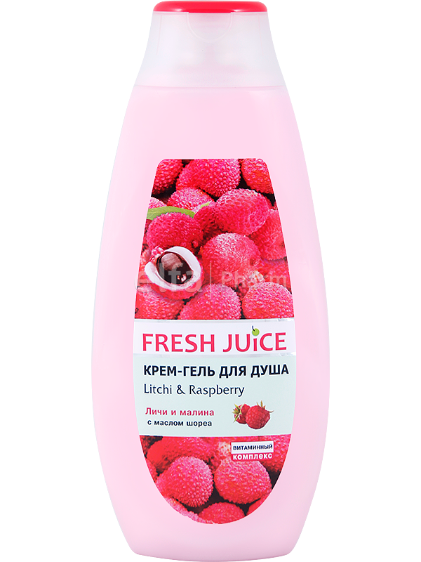 

Гель для душа Litchi & Raspberry 400 мл Fresh Juice