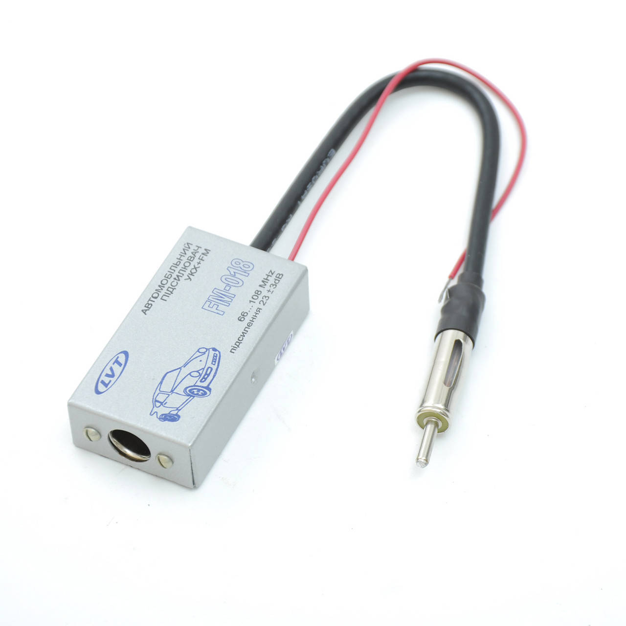 

Антенный усилитель 26dB УКВ/FM металлический, диапазон 64-108 МГц