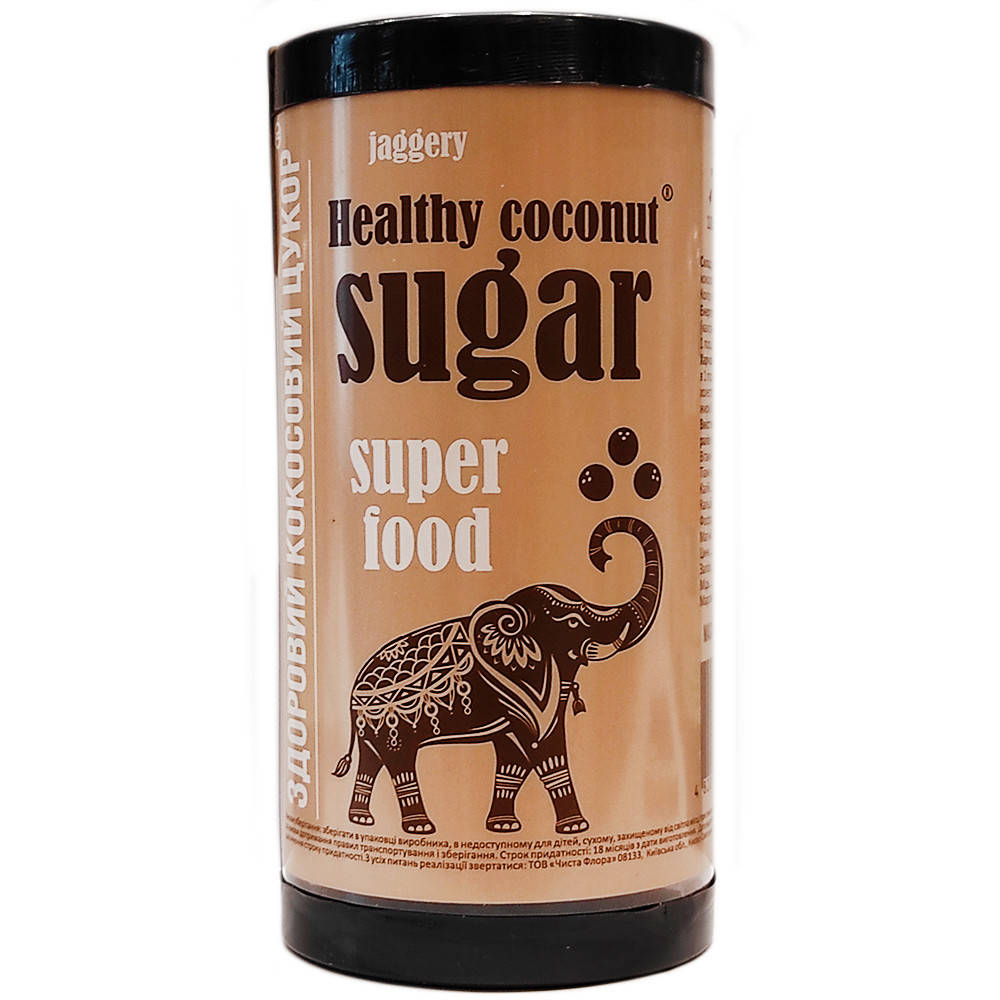 

Сахар кокосовый Jaggery, коричневый - Джаггери сахар, 400 грамм