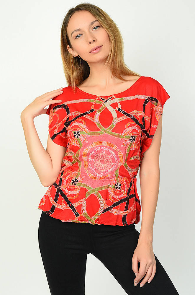 

Туника женская красная Уценка 135854M, Красный