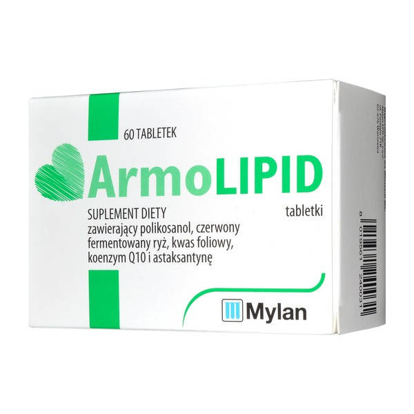 

ArmoLipid - для поддержки нормального уровня холестерина в крови, 60 шт