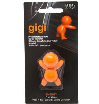 

Ароматизатор в авто на дефлектор Mr&Mrs Fragrance GIGI "Energy", фруктовый бум
