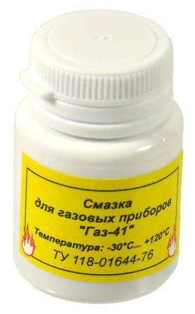 

Смазка графитная для газовых приборов "Газ-41" -30°C...+120°C (брутто 20г.)