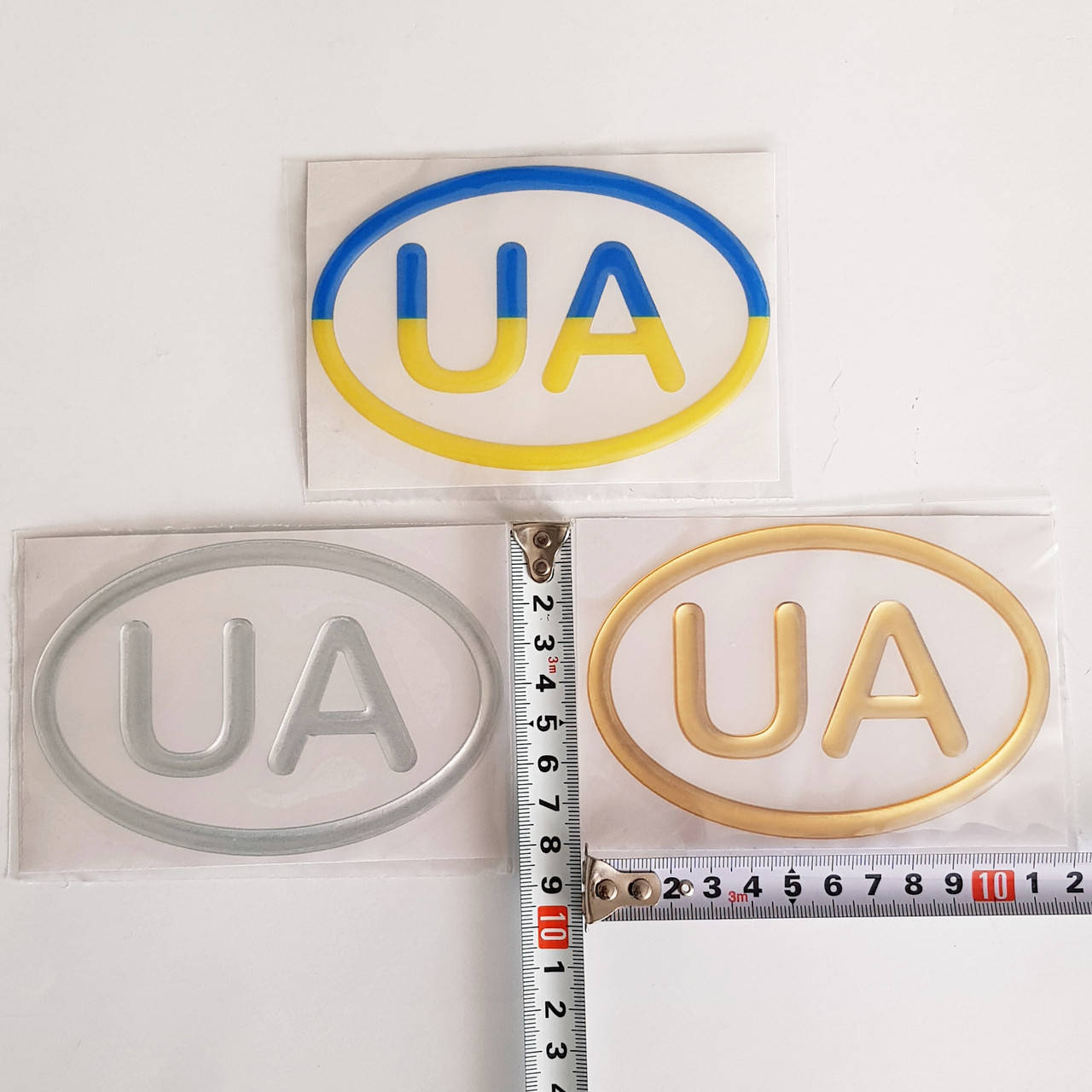 

Наклейка UA, силиконовая, 120х80мм. большая, Разные цвета