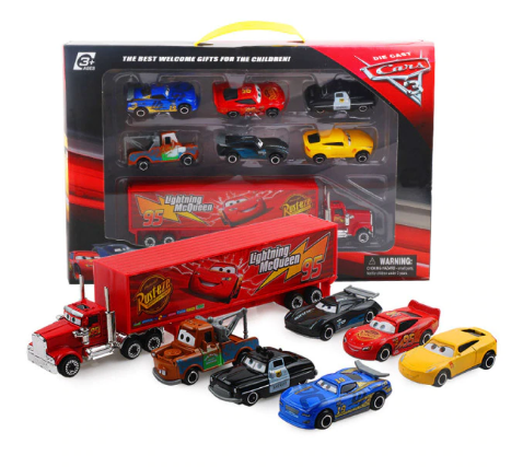 

Набор из 7 машинок. Машинки из м/ф Тачки. Lightning McQueen. Машинка Молния Маккуин.