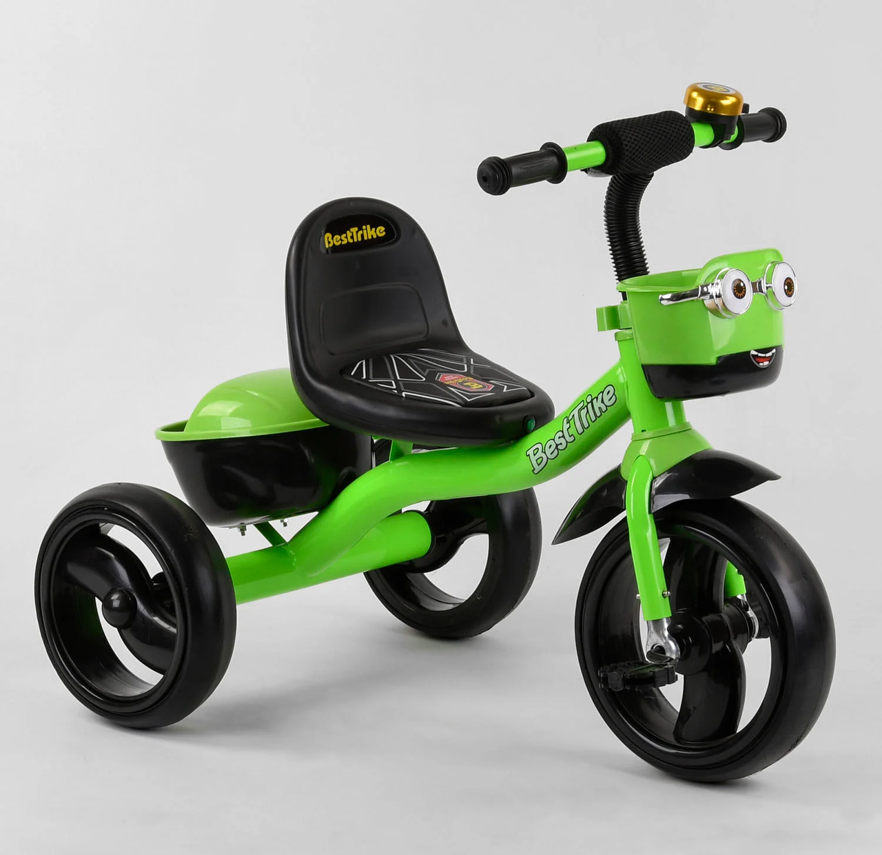 

Велосипед 3-х колёсный "Best Trike" Зеленый, пена колесо EVA со светом и звуком, переднее d=10’’, заднее d=8’’, Зелёный