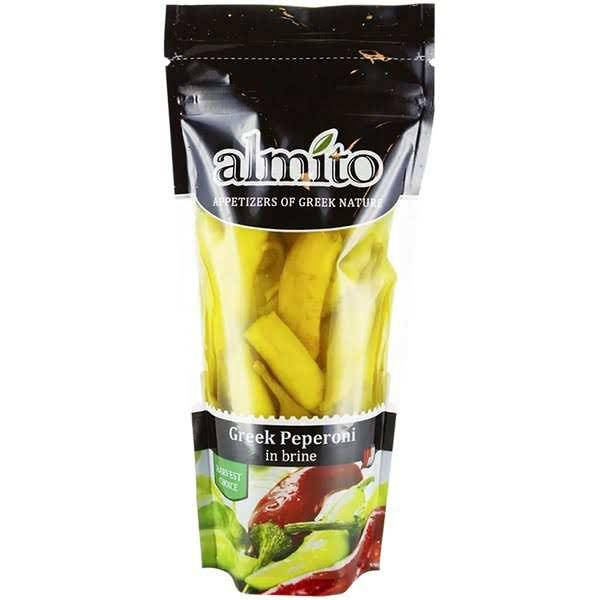 

Перец Almito Peperoni in brine зеленый средней остроты 250g