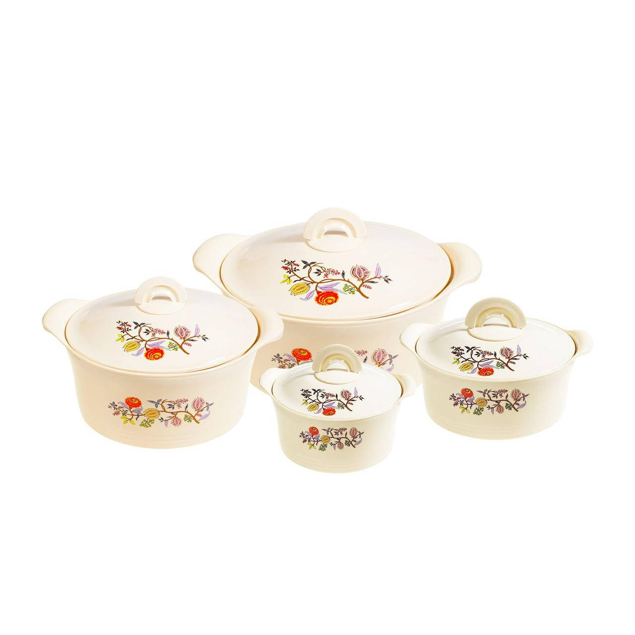 

Набор термокастрюль Магия вкуса - термо контейнеры для хранения еды (Бежевый)