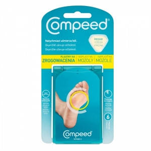 

Compeed - набор пластырей от натоптышей, средние, 6 шт.