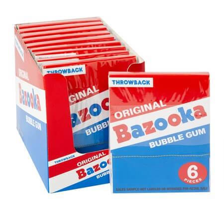 

Bazooka Throwback Original Bubble Gum Mini Wallet, 43 г