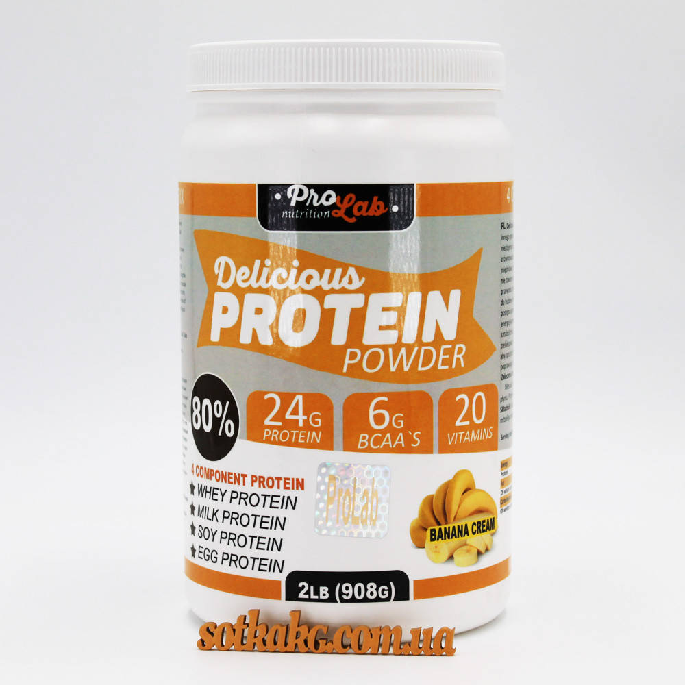 

Комплексний протеїн: Delicious Protein 80% від ProLab || 908 г